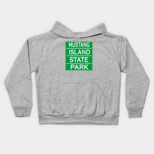 MUSTANG ISLAND STATE PARK Kids Hoodie